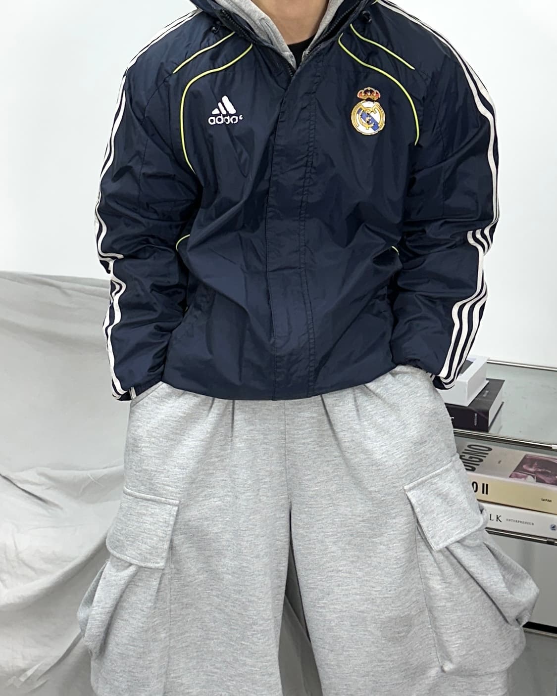 아디다스 레알 마드리드 바람막이 XL 상품이미지1