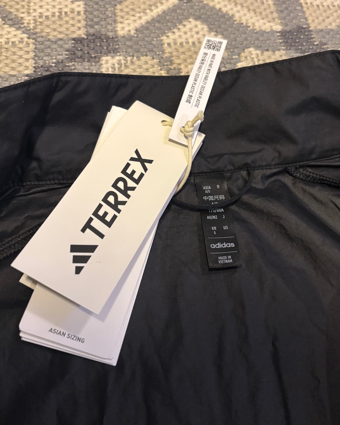 (S) 아디다스 테렉스 멀티 윈드 자켓 블랙 상품이미지3