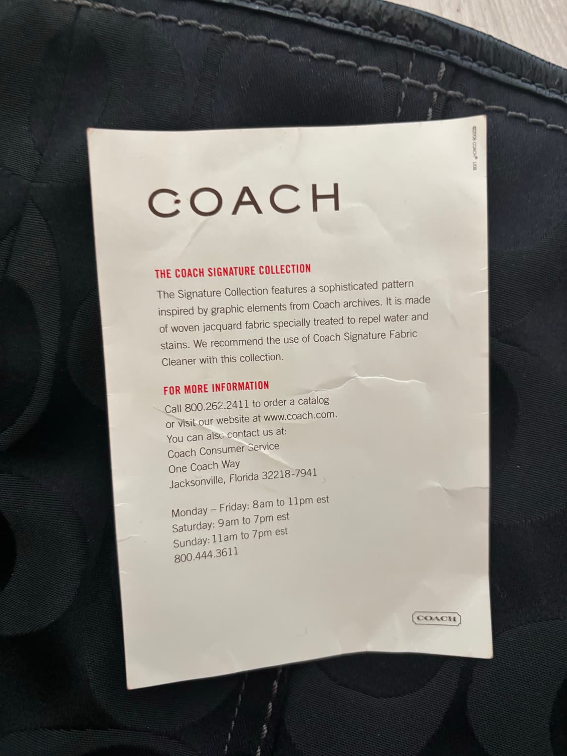 Y2k 빈티지 코치 숄더백 토트백 블랙 미사용 상품이미지2