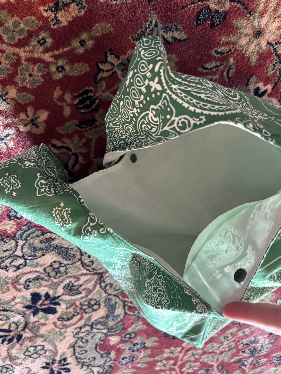 빈티지 페이즐리 패턴 에코백 상품이미지3