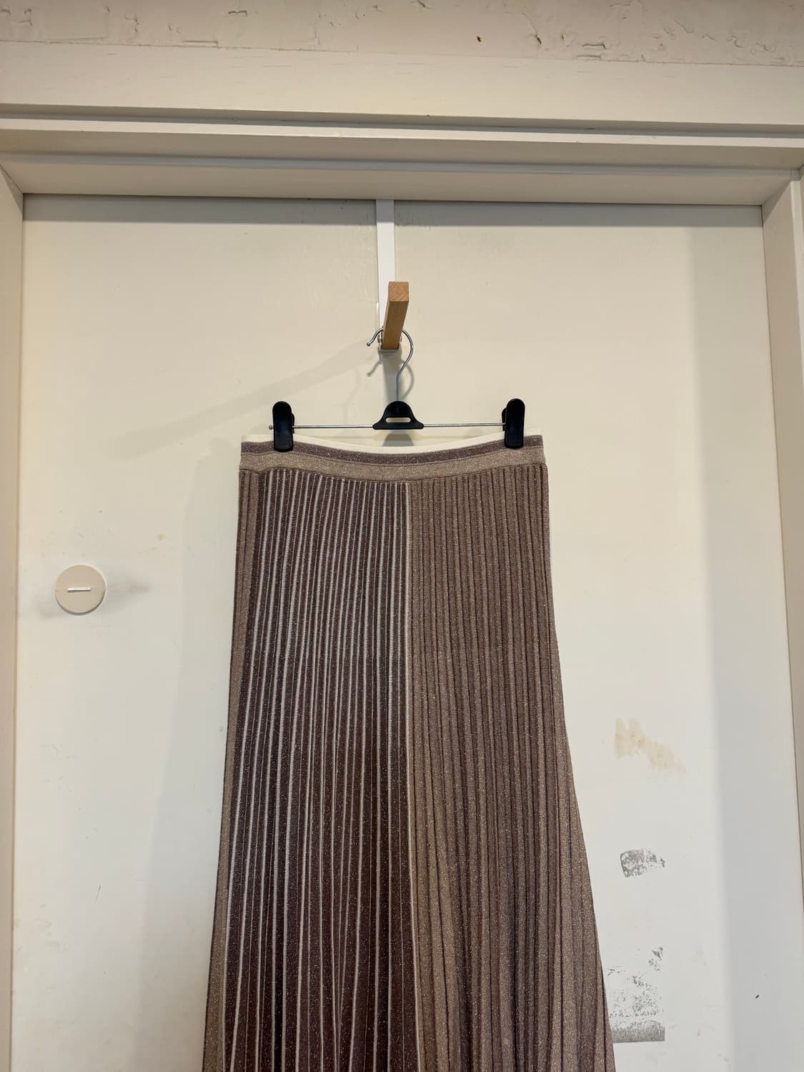 TIME 타임 글리터 플리츠 스커트 상품이미지5