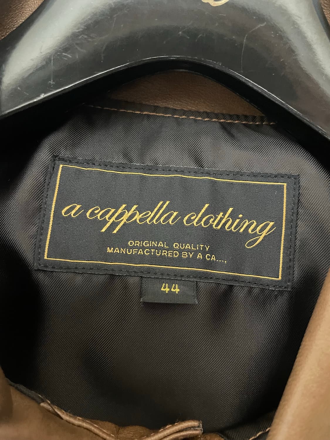 아카펠라클로딩 고트스킨 1세대 가죽자켓44 상품이미지6