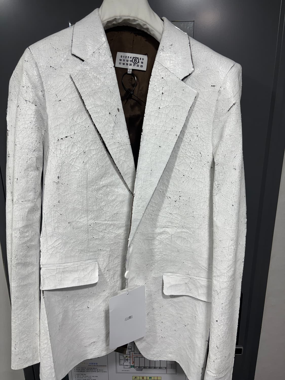 [46] mm6 마르지엘라 페인티드 자켓 상품이미지2