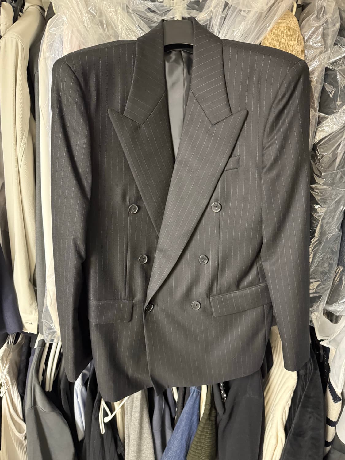 세비지 스트라이프 DB 블레이져 / L 상품이미지2