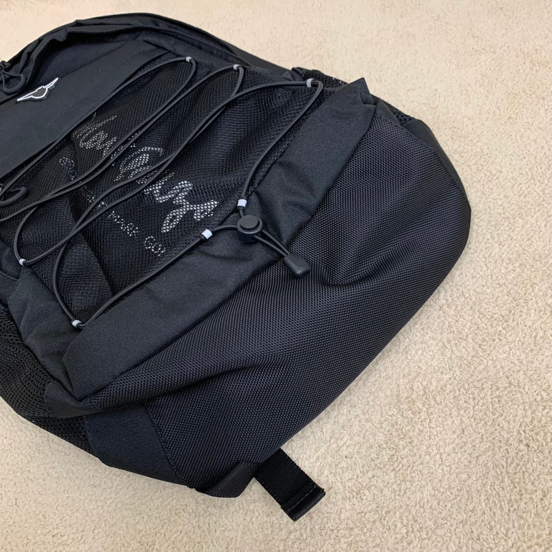 마크곤잘레스 메쉬 스트링 백팩(블랙) 학생백팩 남자백팩 여자백팩 상품이미지2