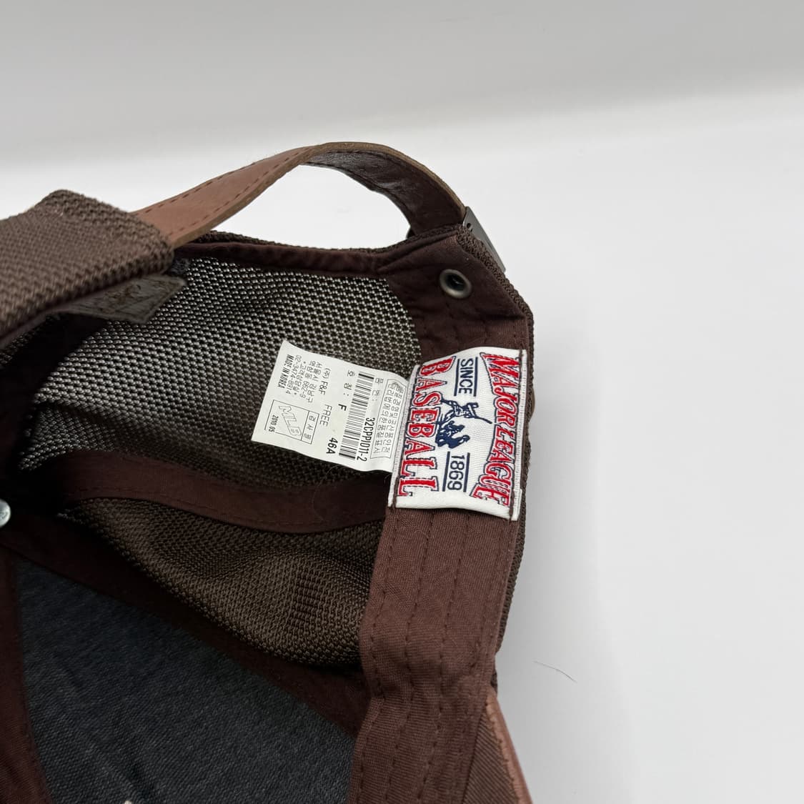 MLB 디트로이트 타이거즈 빈티지 가죽 메쉬캡 OS 상품이미지7