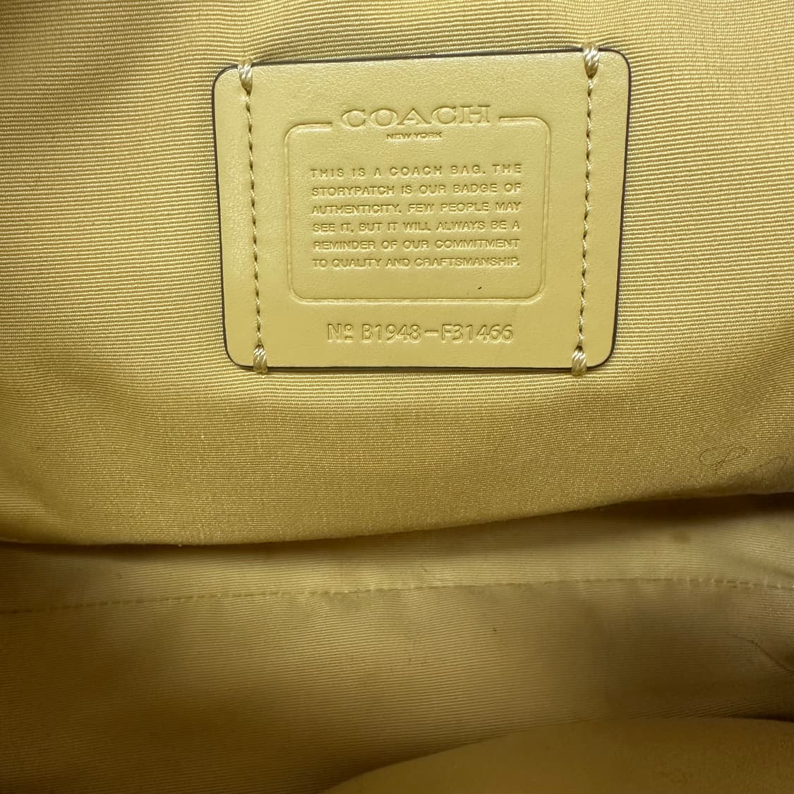 COACH 코치 미니 옐로우 숄더백 토트백 가방 상품이미지9