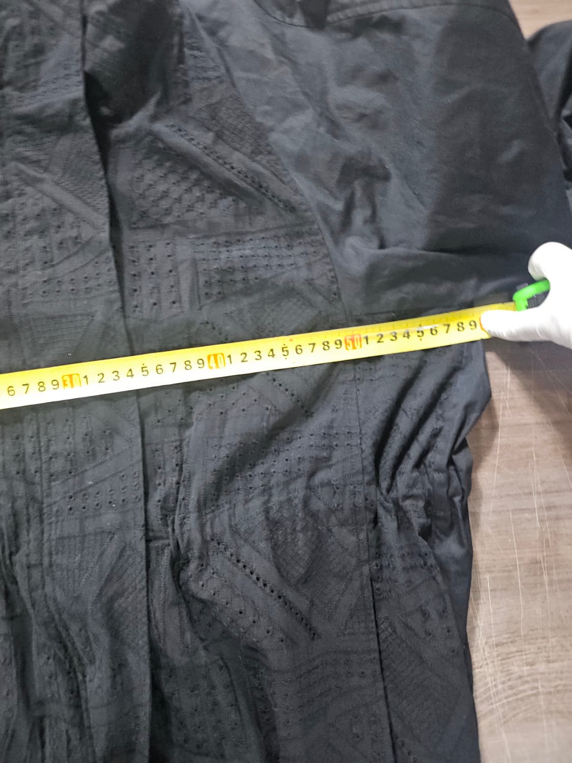Prego 블랙 펀칭 롱  바막코트 105 상품이미지9