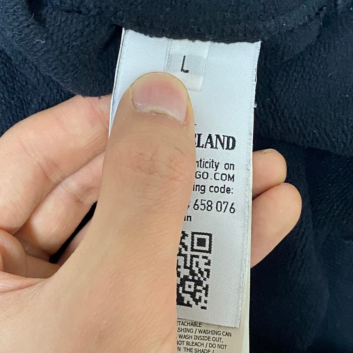 스톤아일랜드 맨투맨 블랙 L 상품이미지4