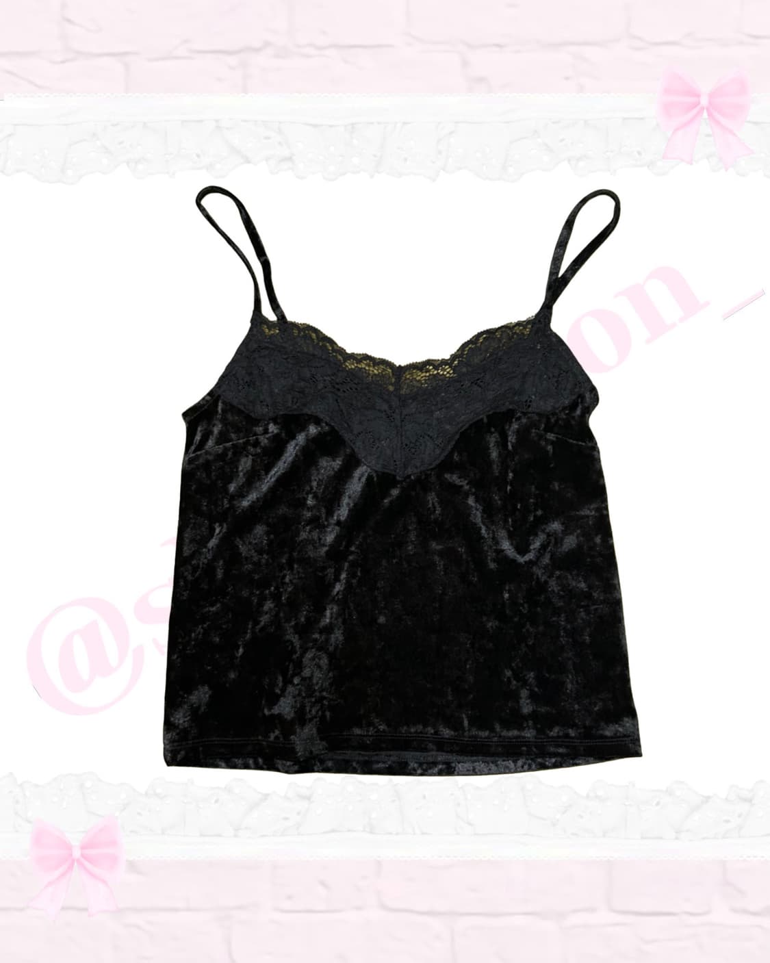 [셋업] 널디 흰검 져지 블랙 벨벳 레이스 일본빈티지 상품이미지5