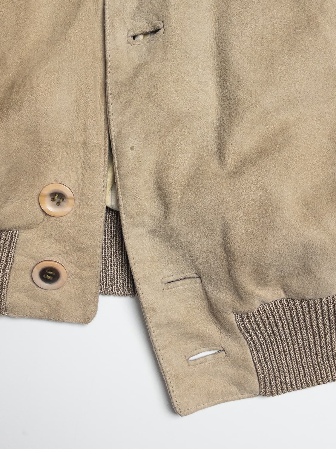 80’s Hugo Boss 스웨이드 레더 봄버 자켓 상품이미지4