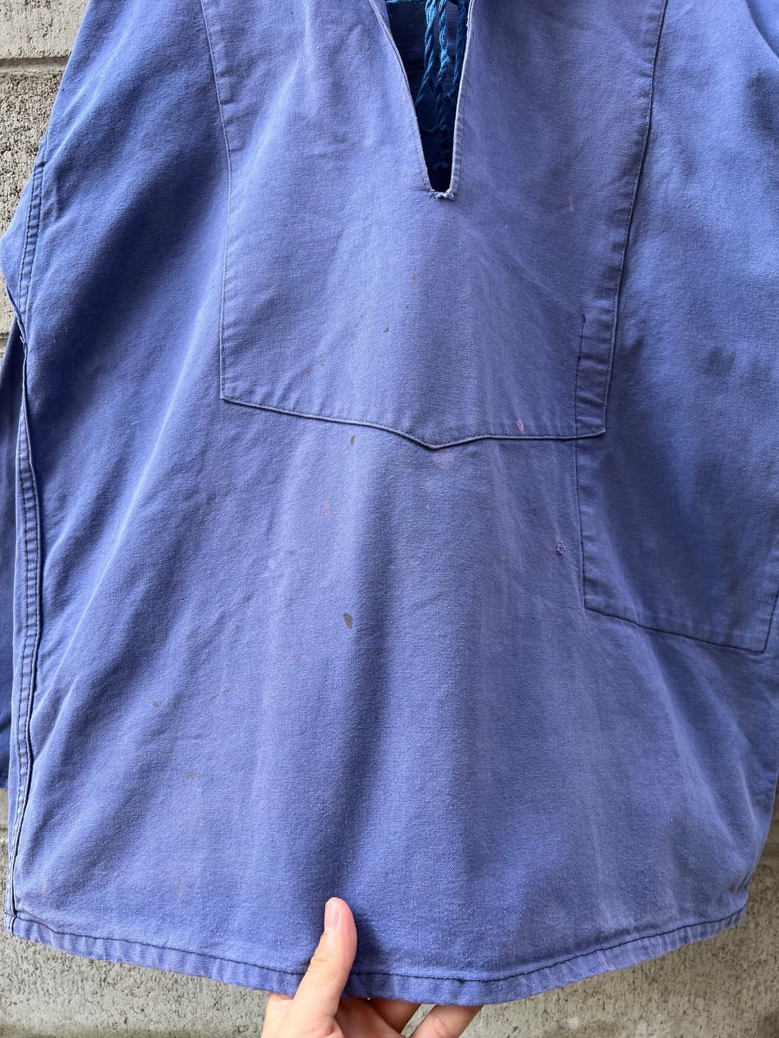 FADED BLUE NAVY OLD FRENCH 프렌치피셔맨스목자켓 상품이미지6