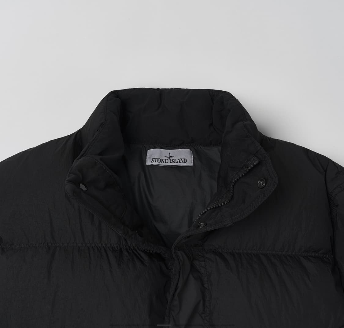 스톤아일랜드 25FW 크링클랩스 패딩자켓 블랙 M 상품이미지4