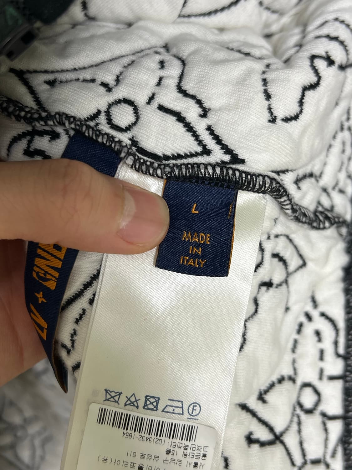 [정품] 백화점판 / L 루이비통xNBA 플라워 모노그램 후드집업 상품이미지5