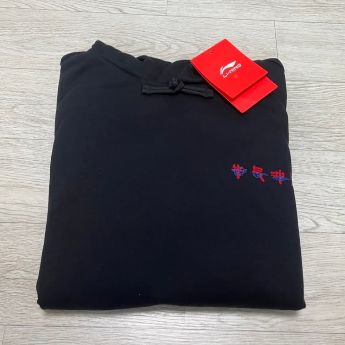 [LI-NING] 리닝 스포츠 후드티 블랙 (S) 상품이미지4