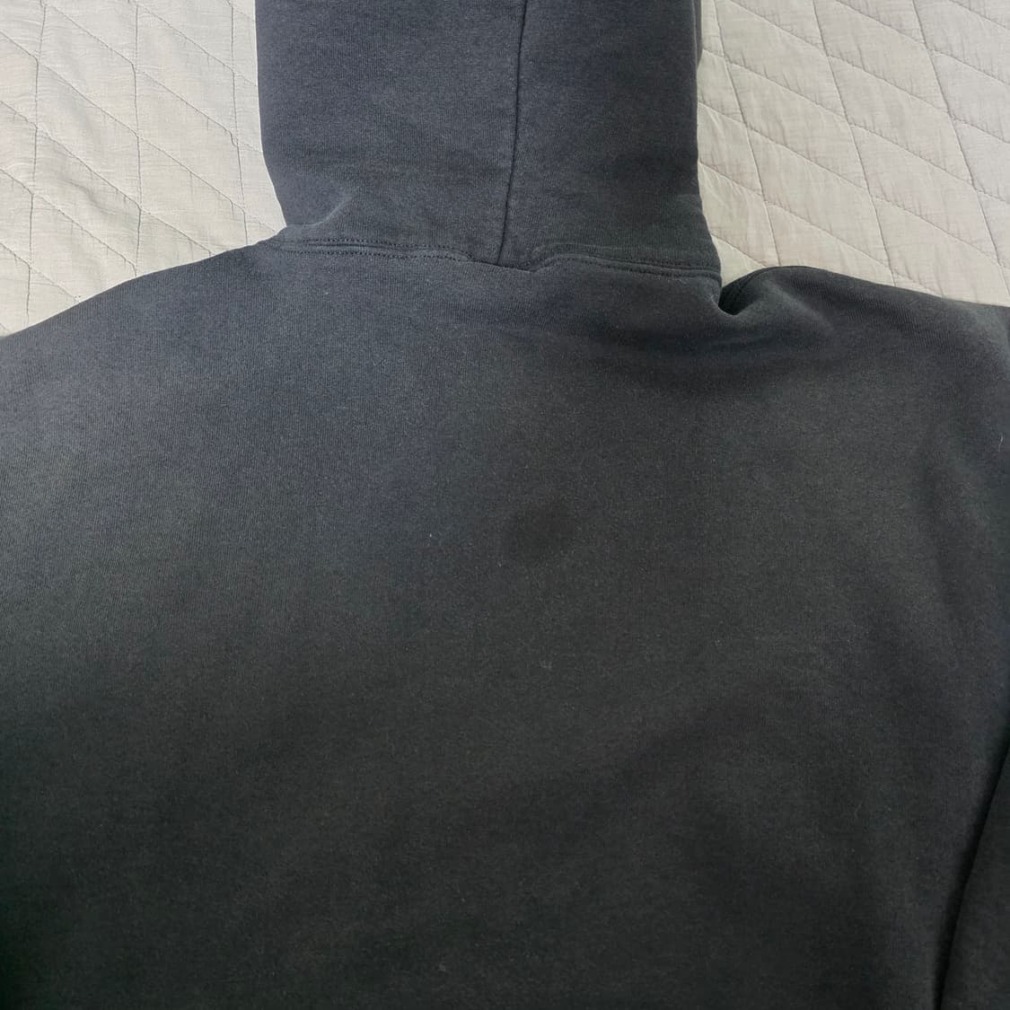 [XL] 90s 빈티지 러셀 애슬레틱 후드집업 블랙 ver. 스테인 상품이미지7