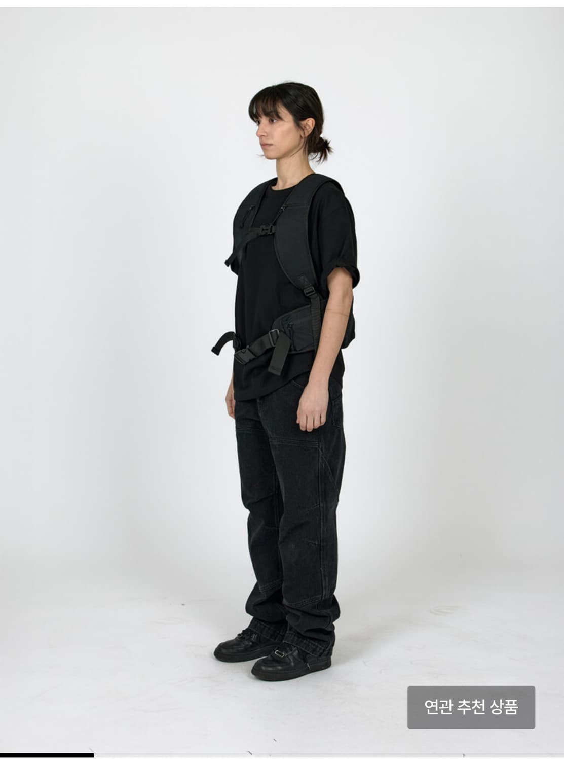 플라스틱프로덕트 MPa CHEST BELT BAG (BLACK) 벨트백 상품이미지2