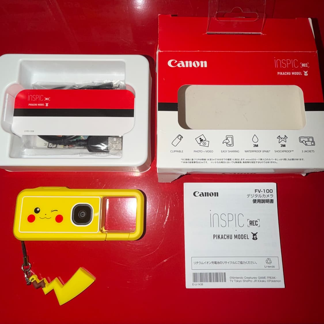 Canon inspic REC FV-100 디카 디지털카메라 포켓몬한정 상품이미지3