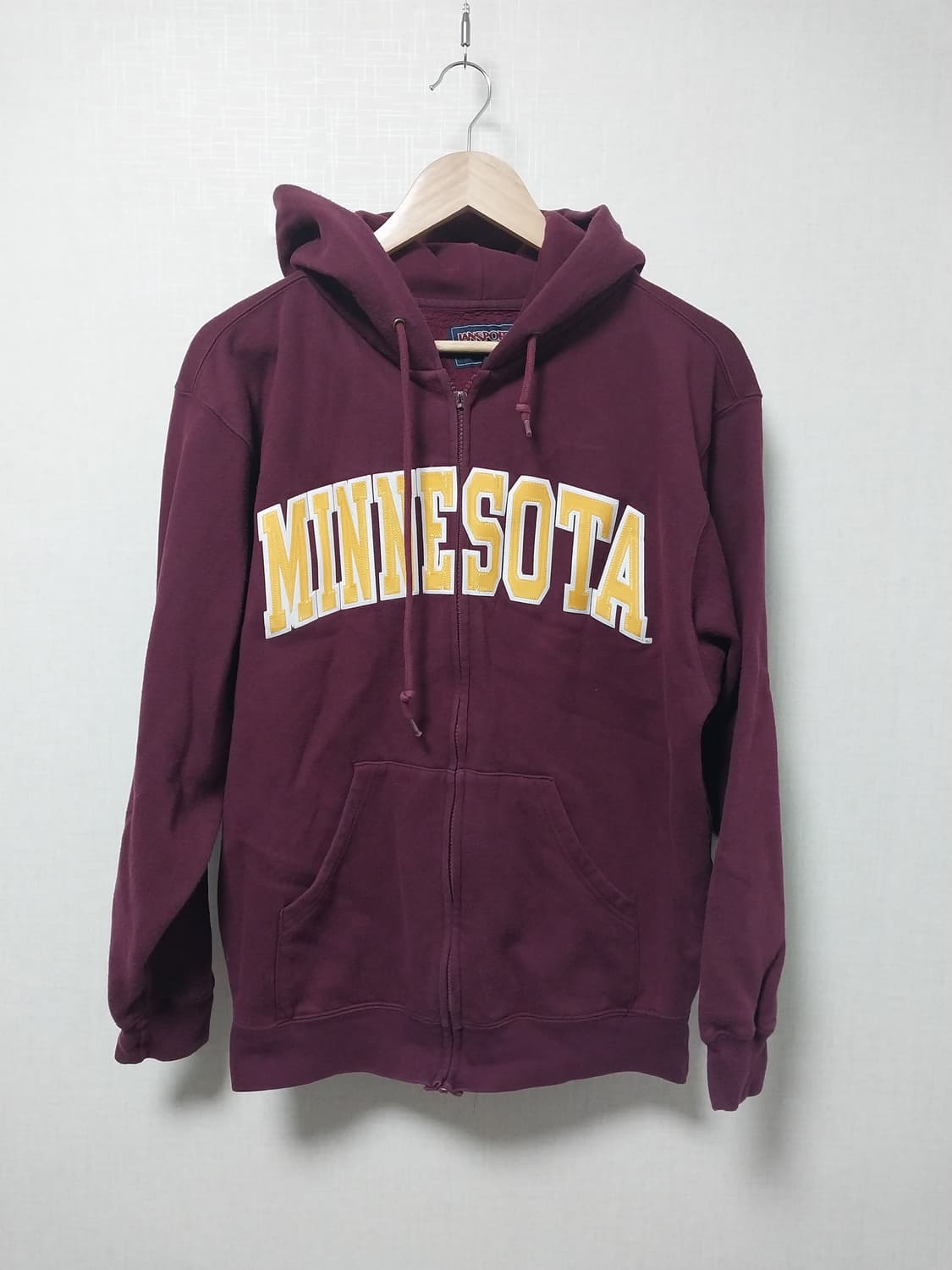 잔스포츠 미네소타 후드집업 M 버건디 상품이미지1