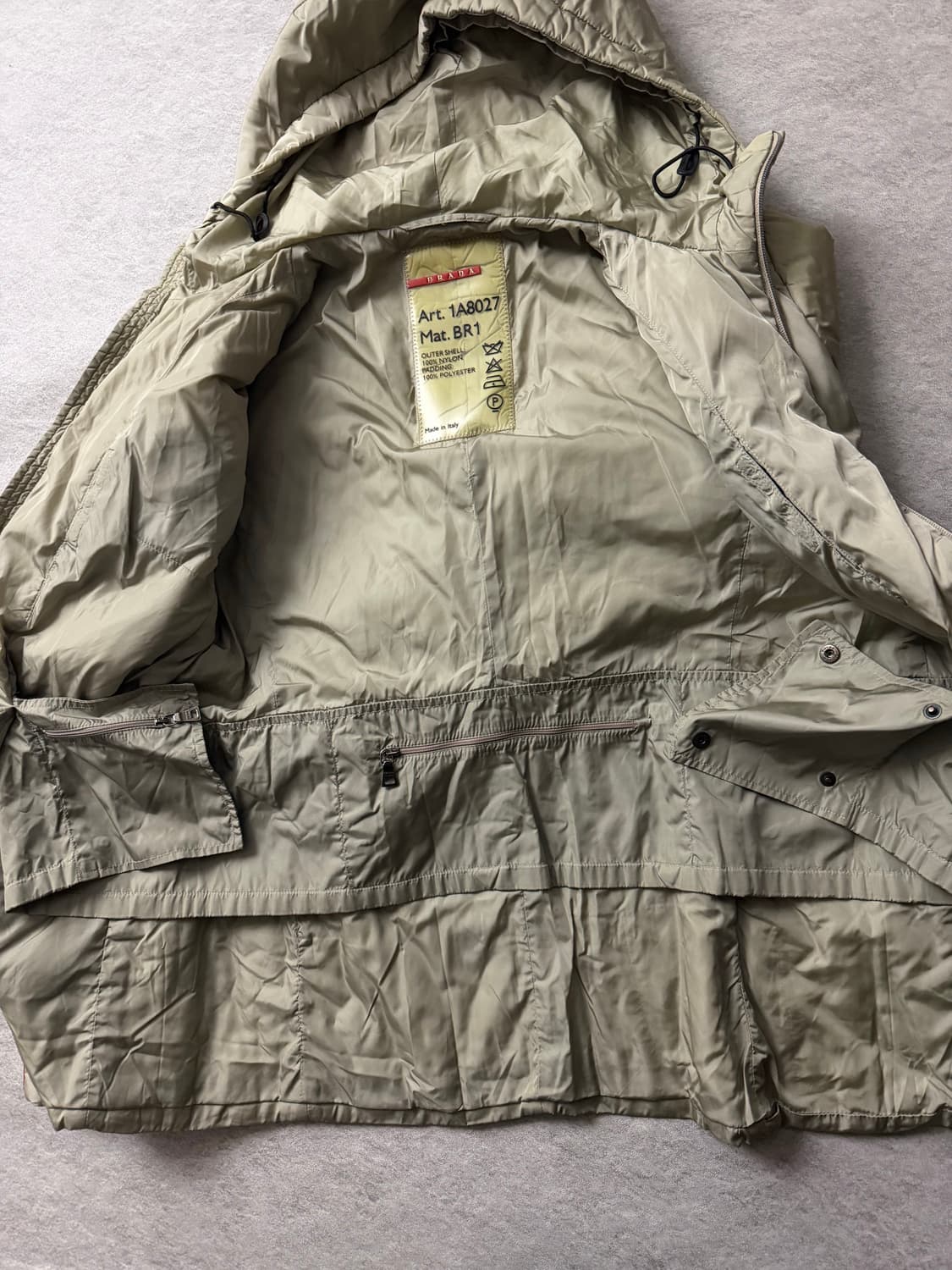 프라다스포츠 레드라벨 후드점퍼 상품이미지8