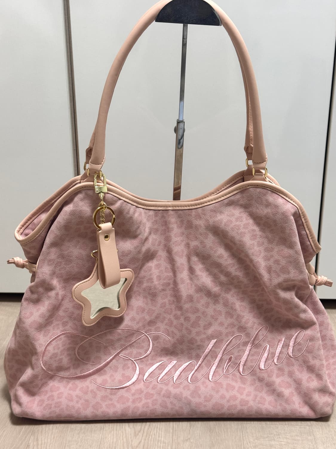 배드블루 레오파드 핑크 (거울키링O) 상품이미지2