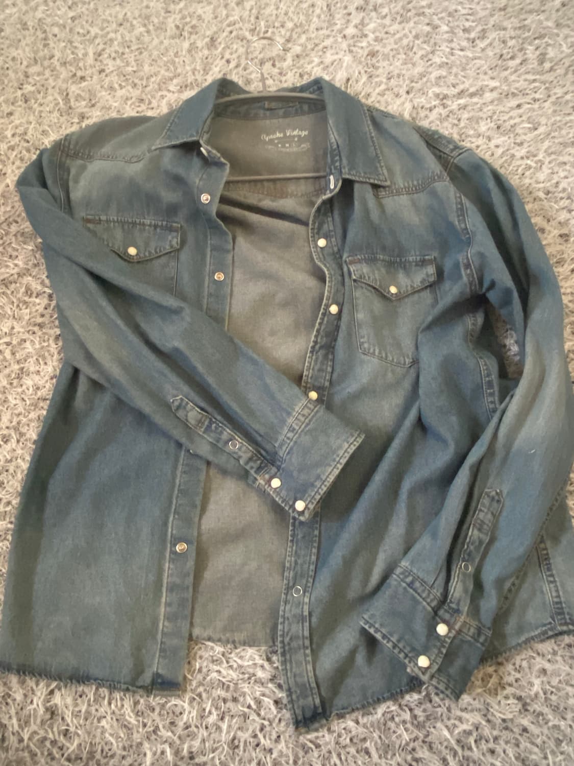 Vintage denim shirt 상품이미지5