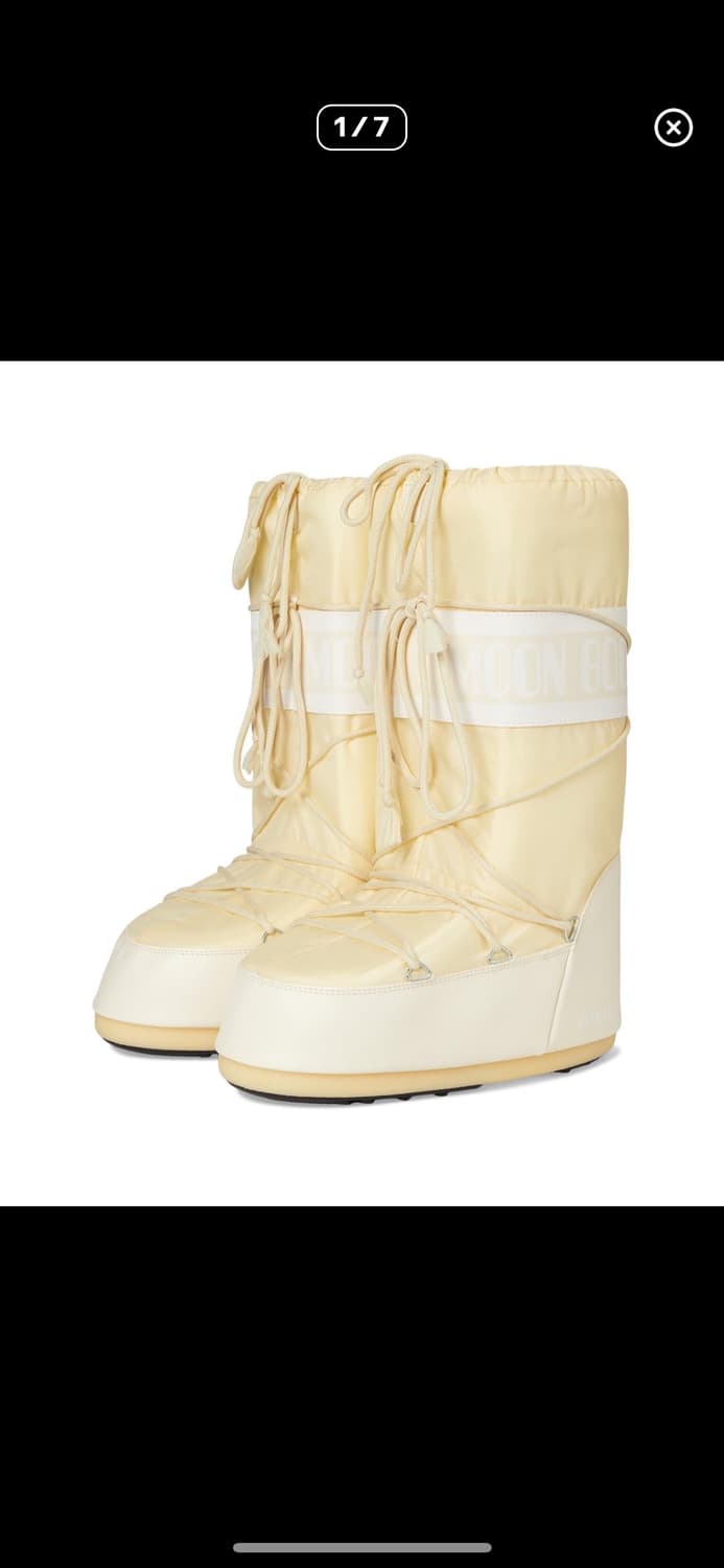 문부츠 moon boot 아이보리 39/41 상품이미지1