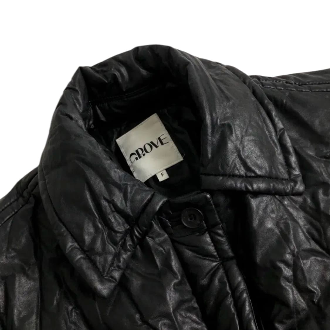 레더 크롭 블루종 점퍼 자켓 상품이미지2