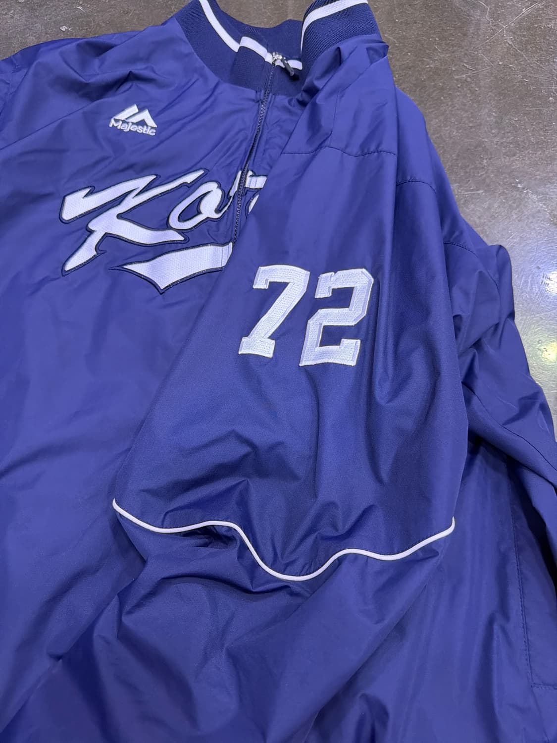 마제스틱 대한민국 야구 국가대표 WBC 봄버 윈드 점퍼 115 상품이미지6