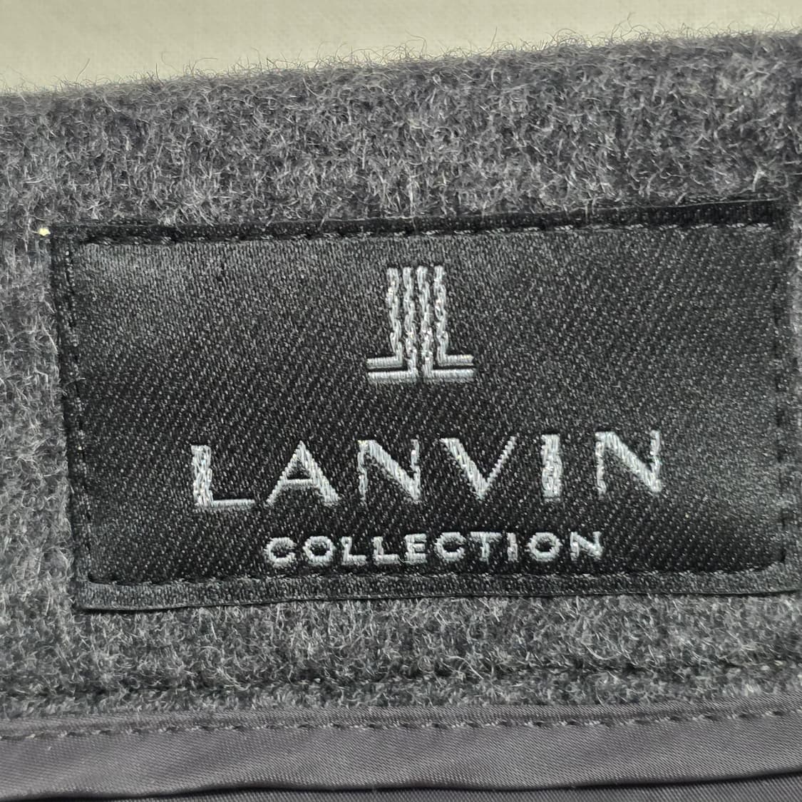 1136 랑방컬렉션 울 캐시미어 스커트 55~66 / 차콜 / 22년 상품이미지6