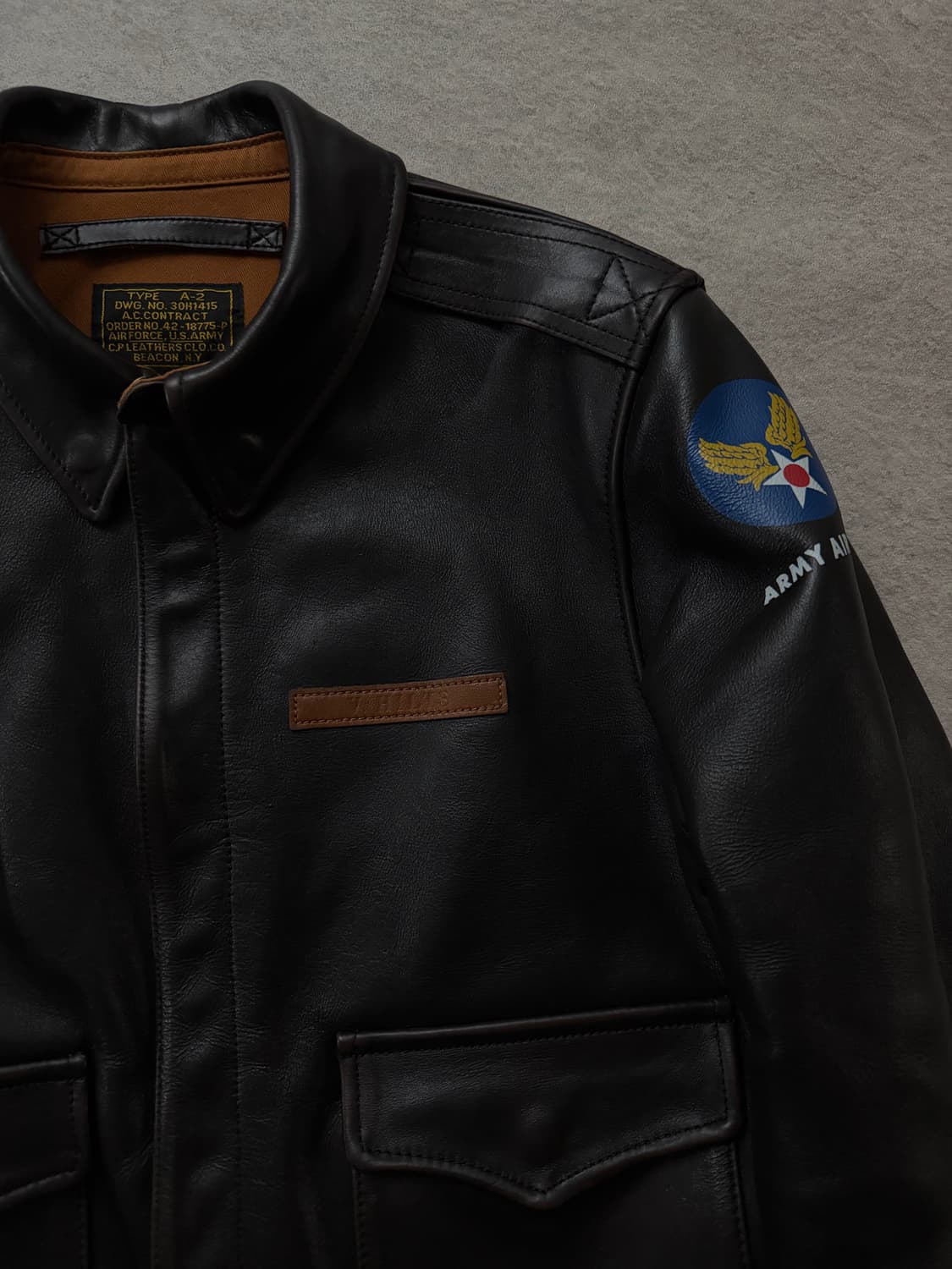 밀리터리 A-2 말가죽자켓 상품이미지5