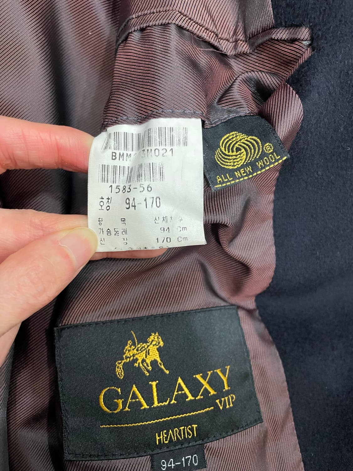 갤럭시 vip 캐시미어 수퍼파인울 골든텍스 롱코트 블랙 상품이미지9