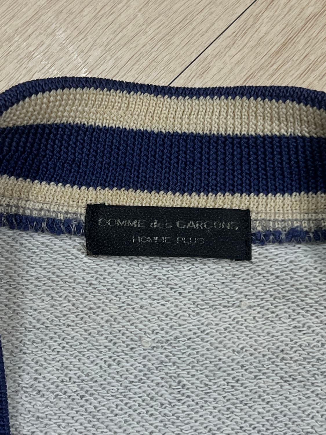 꼼데가릉송 옴므 플러스 저지 블루종 상품이미지3