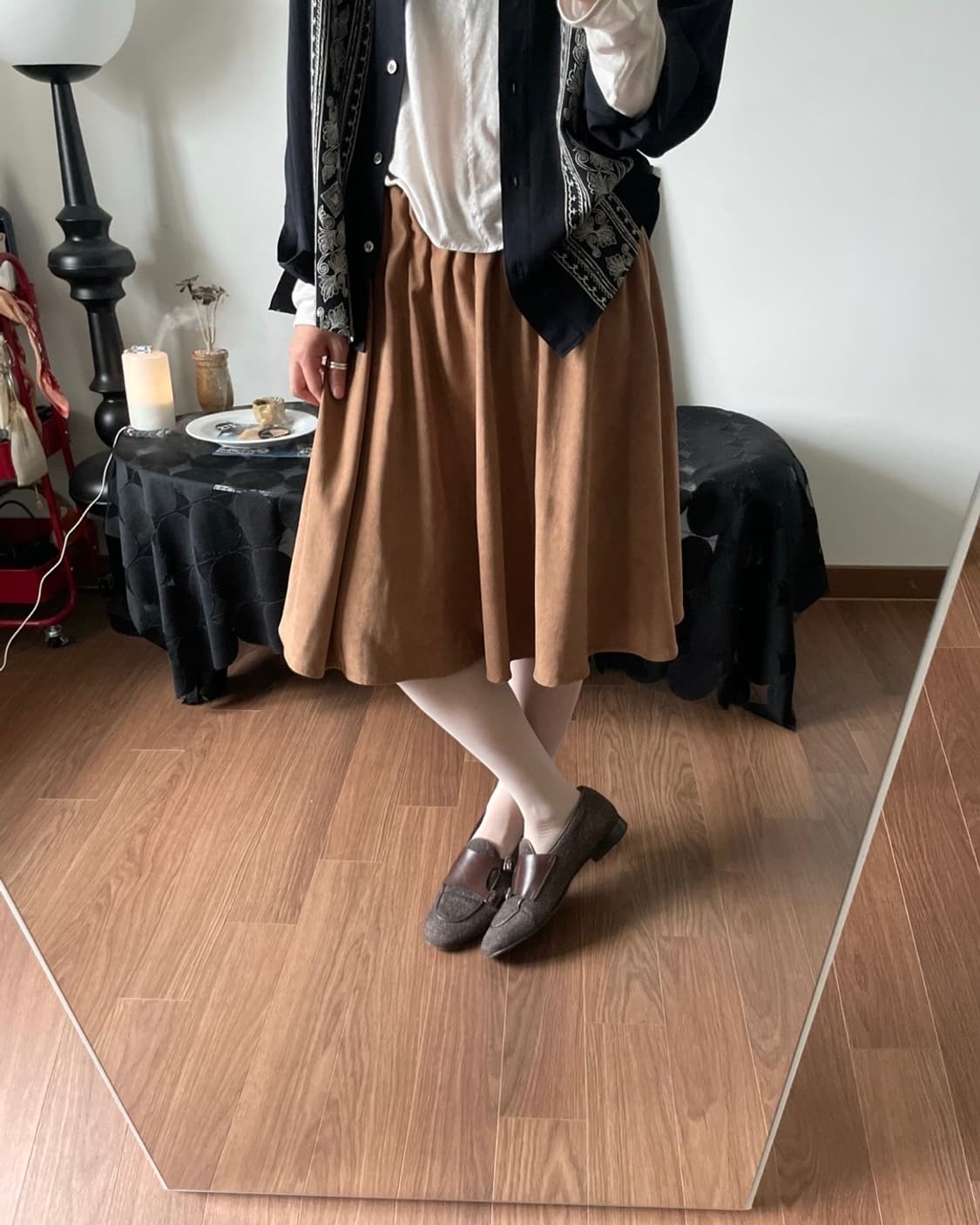 shirring midi skirt 상품이미지6