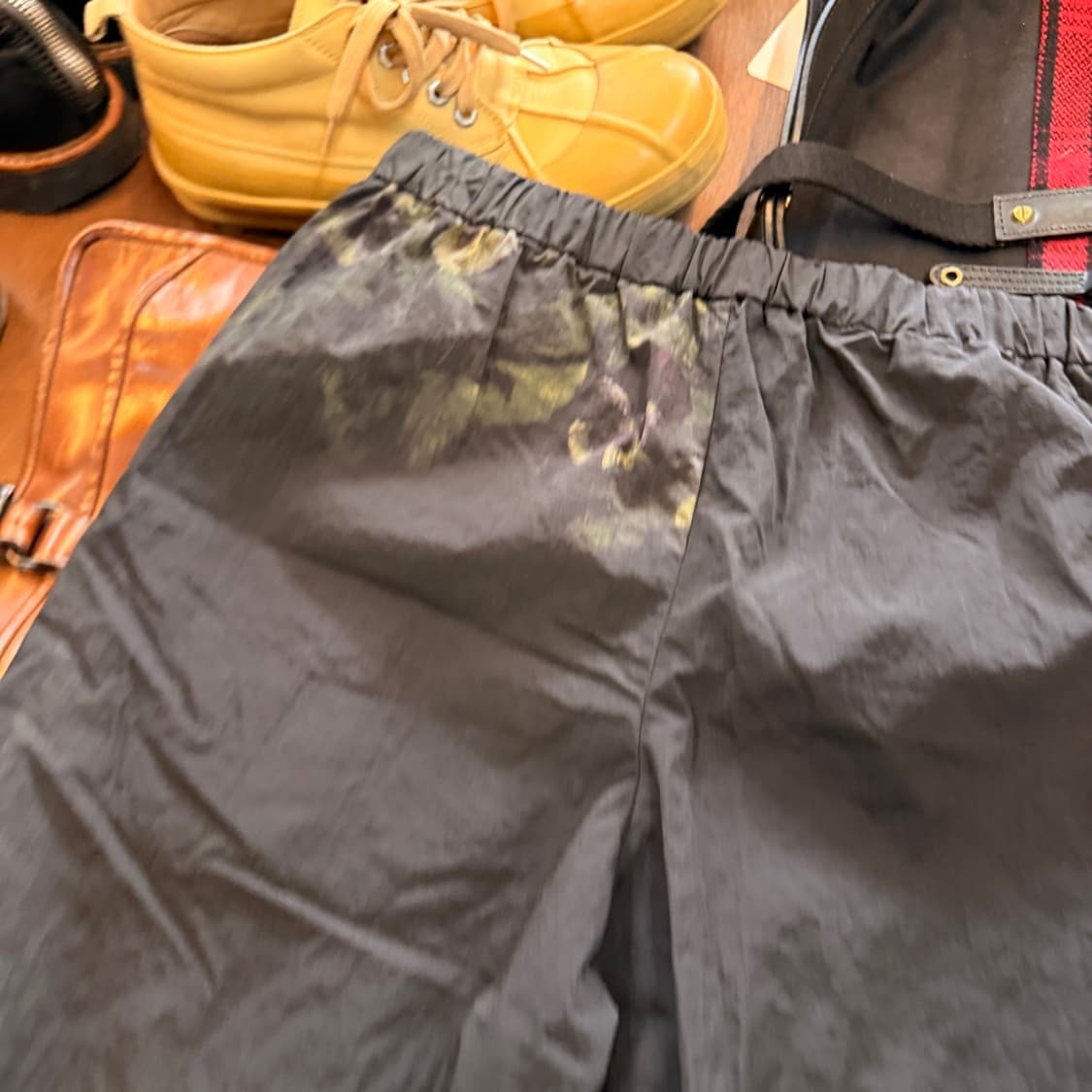 일본 브랜드 라드 뮤지션 라이트 나일론 밴딩 플로럴 팬츠 트레이닝 팬츠 상품이미지7