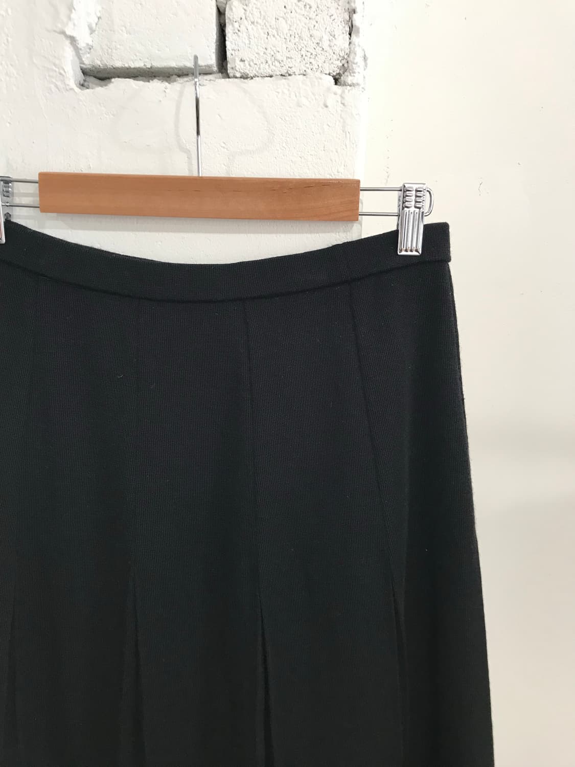 블랙 플리츠 스커트 상품이미지6