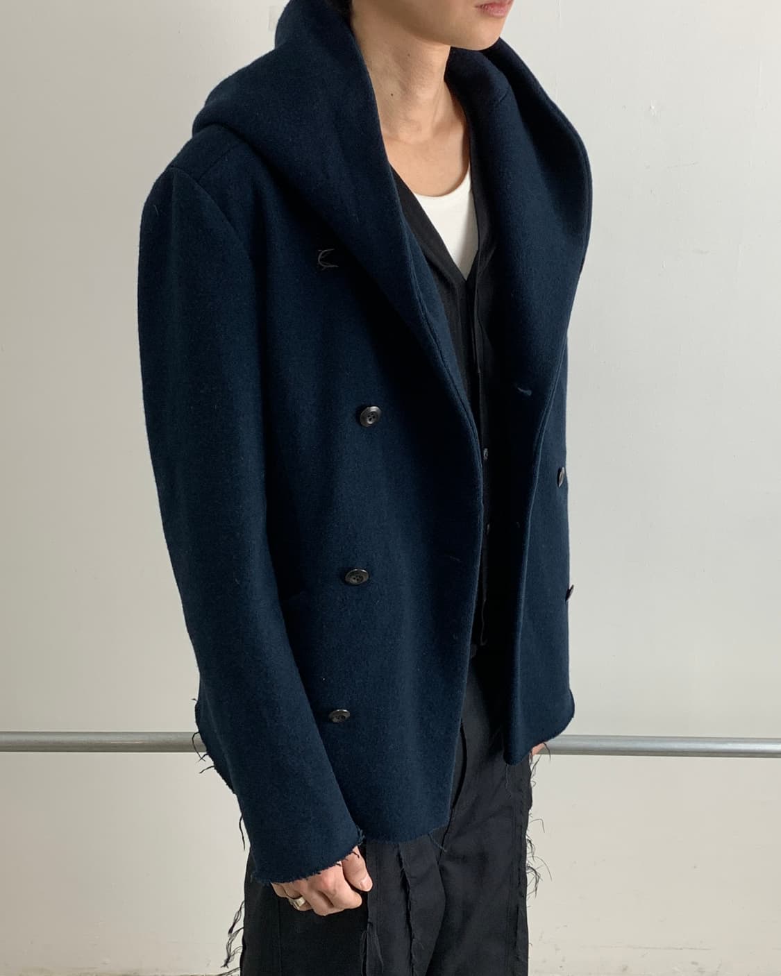 Kazuyuki Kumagai Attachment wool jacket 상품이미지4