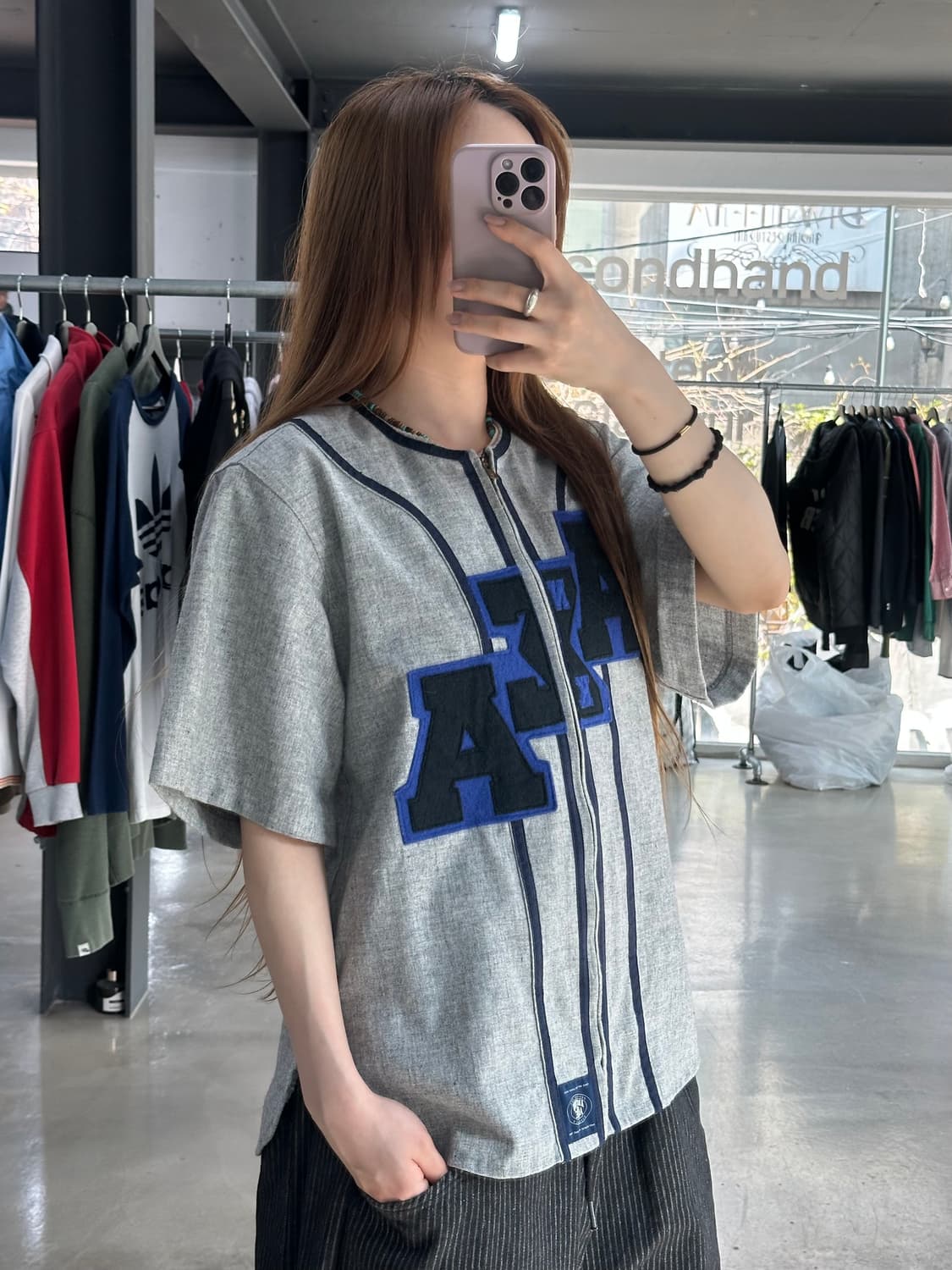 베이프 x Ebbets Fleld Flannels 베이스볼 반팔져지 상품이미지2