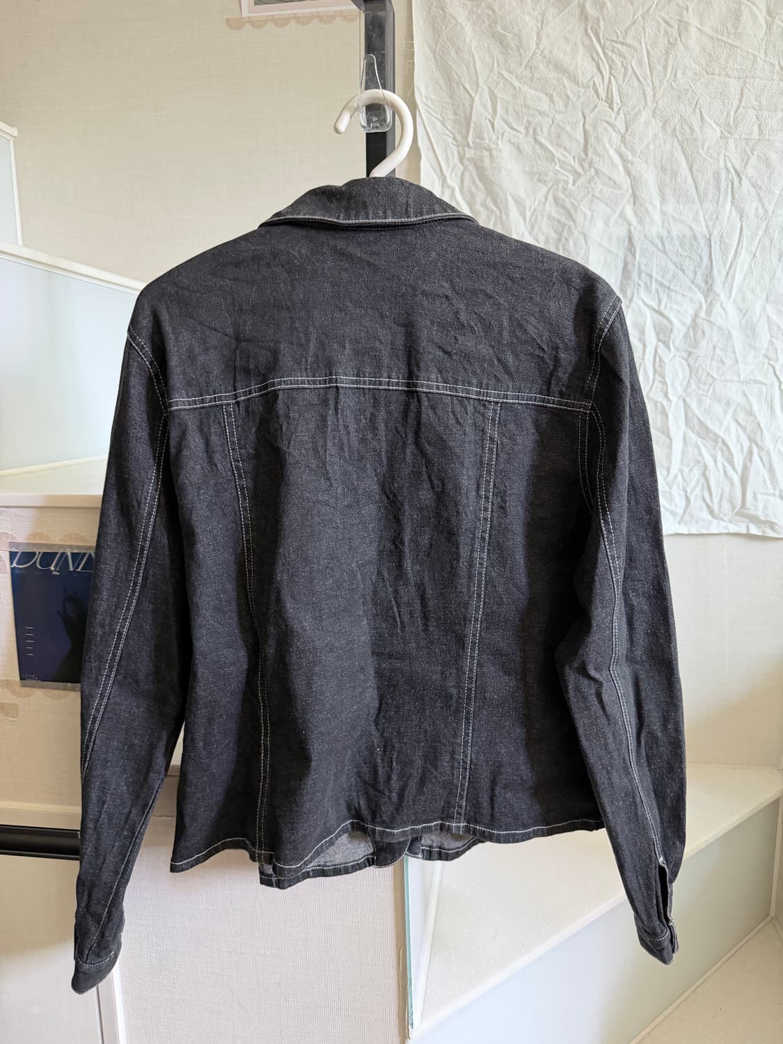 자수 큐빅 디테일 걸스 데님자켓 상품이미지3