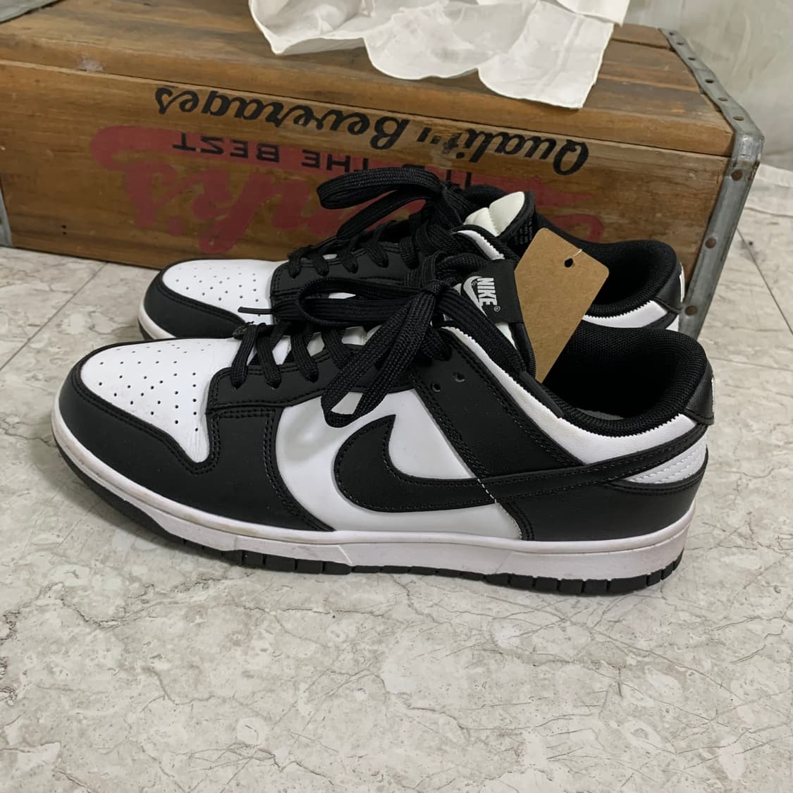 나이키 조던 덩크 로우 블랙 화이트 오레오 범고래 265 상품이미지4