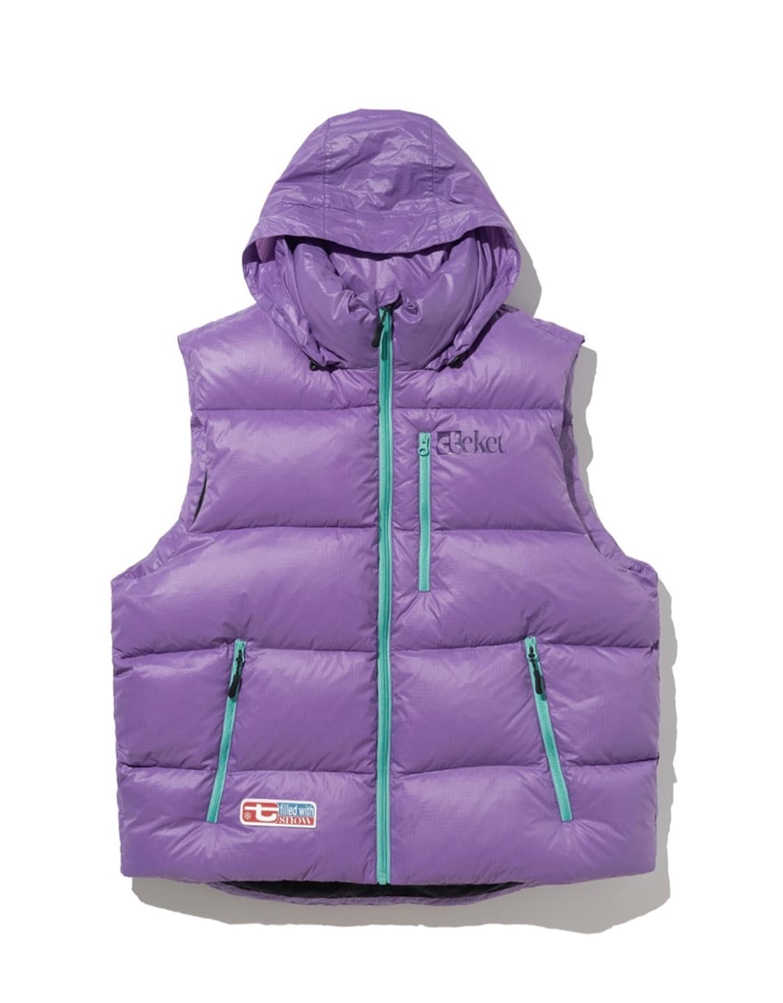 teket Snowball Down Vest Purple 상품이미지1