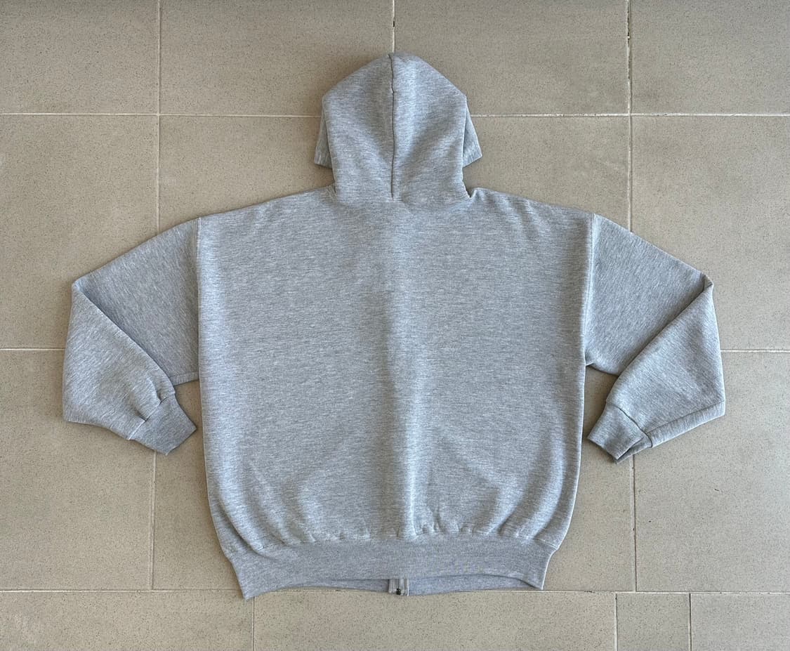 90s 빈티지 러셀 후드집업 그레이 XL 상품이미지2