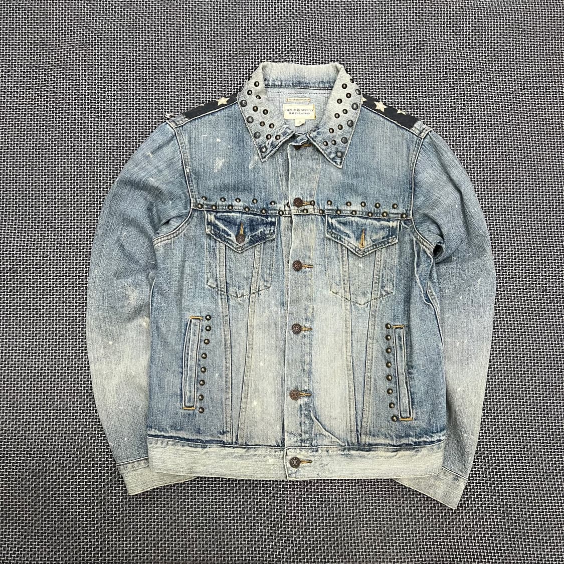 폴로랄프로렌 데님앤서플라이 성조기 스터드 데님자켓 상품이미지2