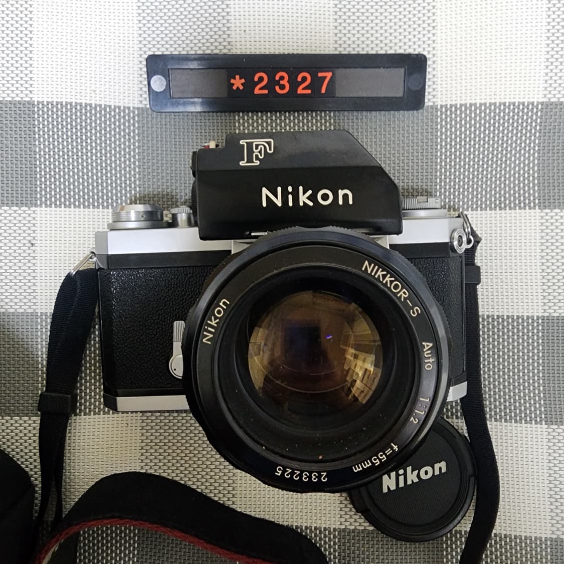 니콘 F 필름카메라 1.2 단렌즈 실버바디 가방포함 상품이미지1