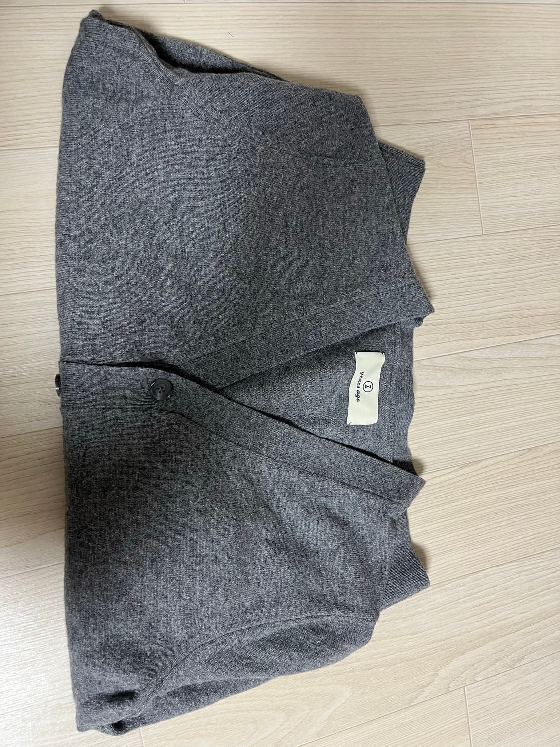 이얼즈어고 ROVER WOOL CARDIGAN_멜란지그레이(M사이즈) 상품이미지6