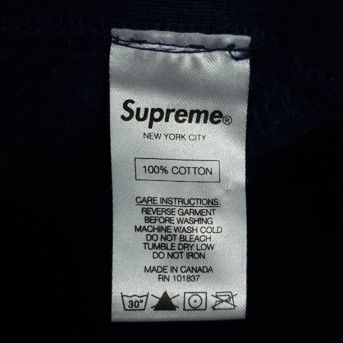 슈프림 S 로고 크루넥 스웻 셔츠 맨투맨 네이비 P01137  상품이미지9