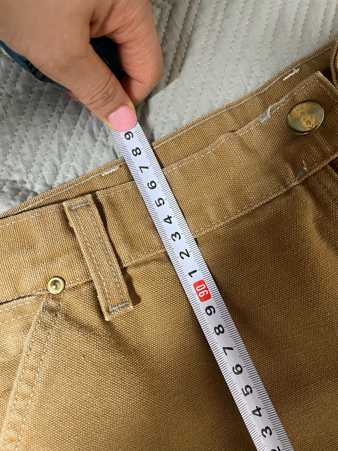 Made in usa 90s 칼하트 더블니 팬츠 팝니다 상품이미지5