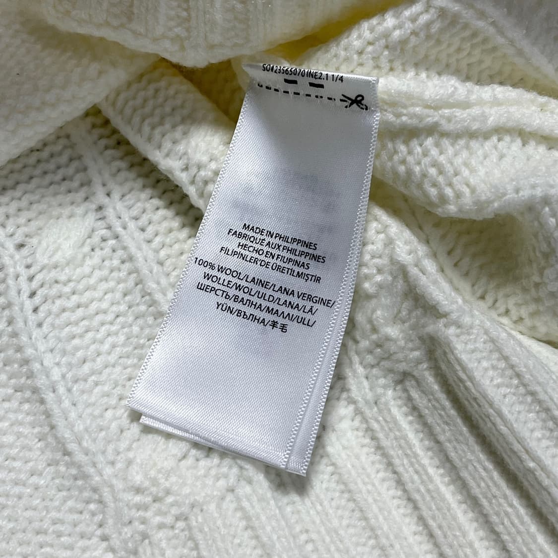 L 폴로랄프로렌 꽈배기니트 새상품 상품이미지5