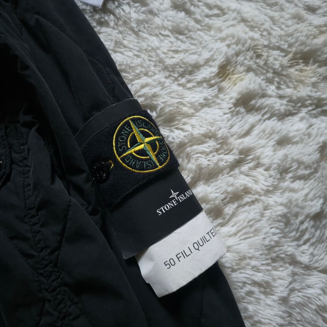 (m) 스톤아일랜드 24fw 50fili 퀼팅 자켓 블랙 상품이미지2