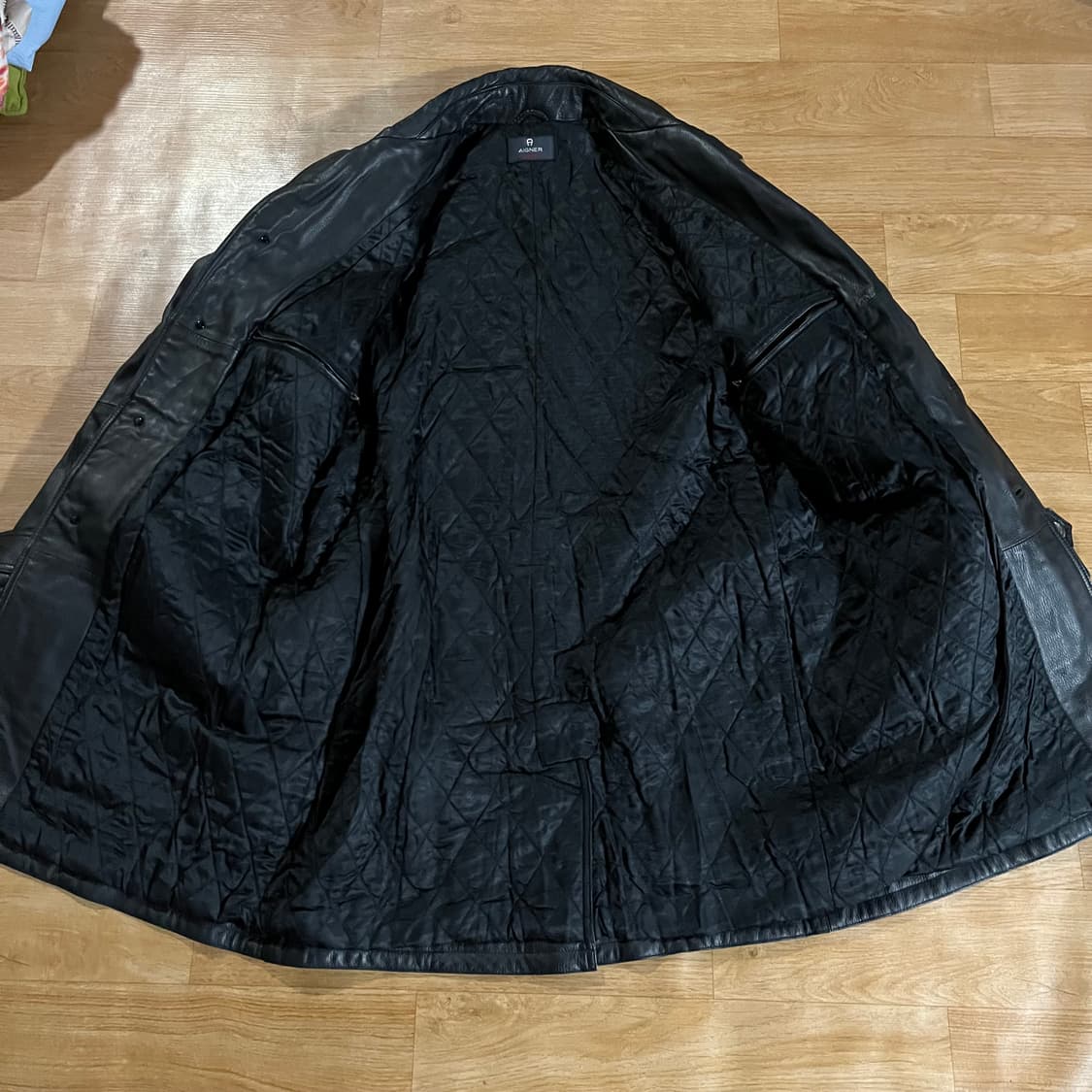 [110] 아이그너 램스킨 가죽코트 상품이미지7